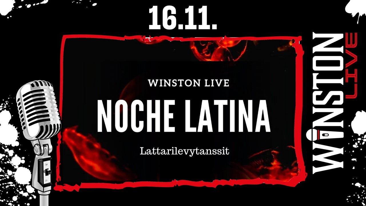 Noche Latina -lattarilevytanssit Winston Livessä 16.11.