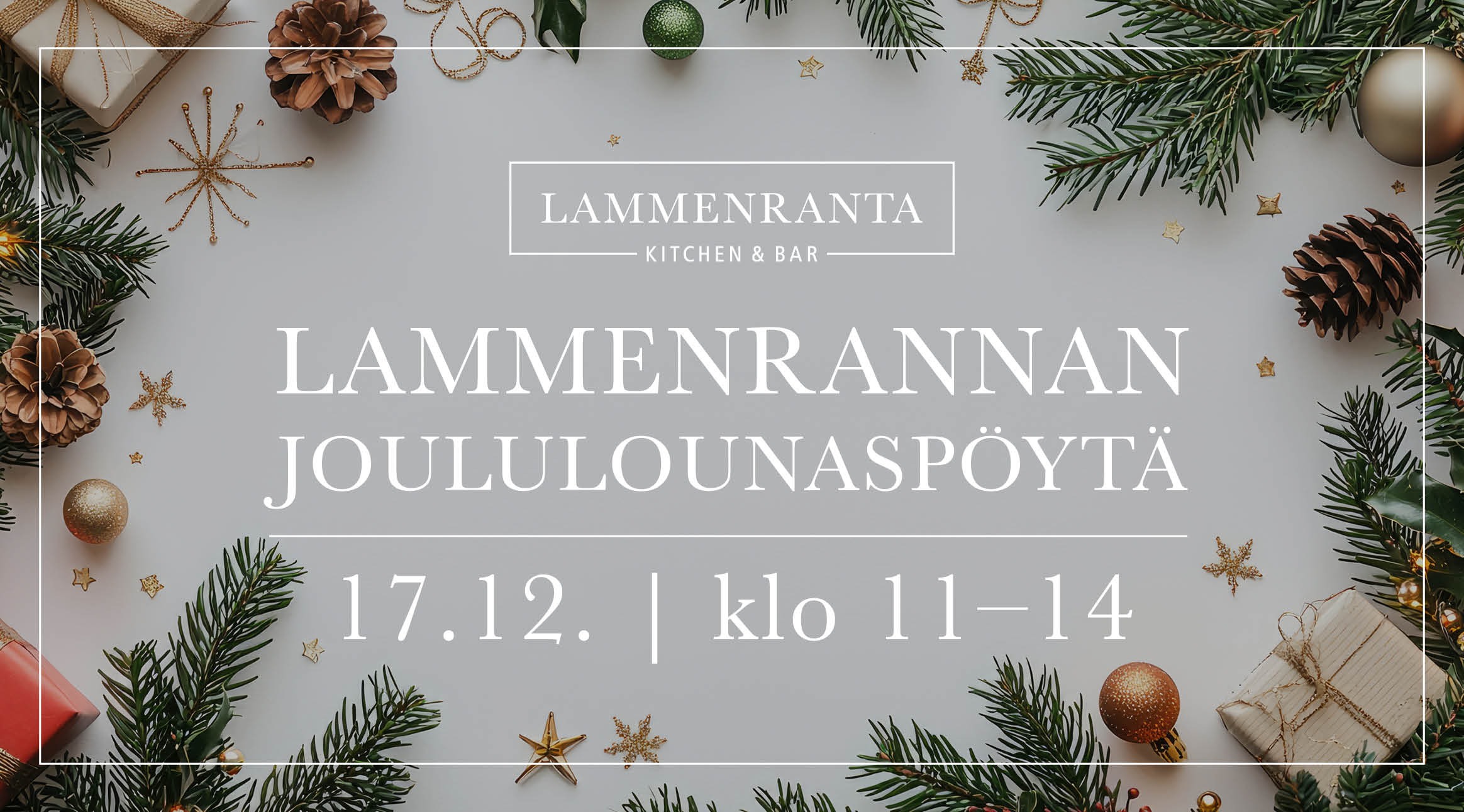 Lammenrannan joululounaspöytä 17.12. klo 11–14