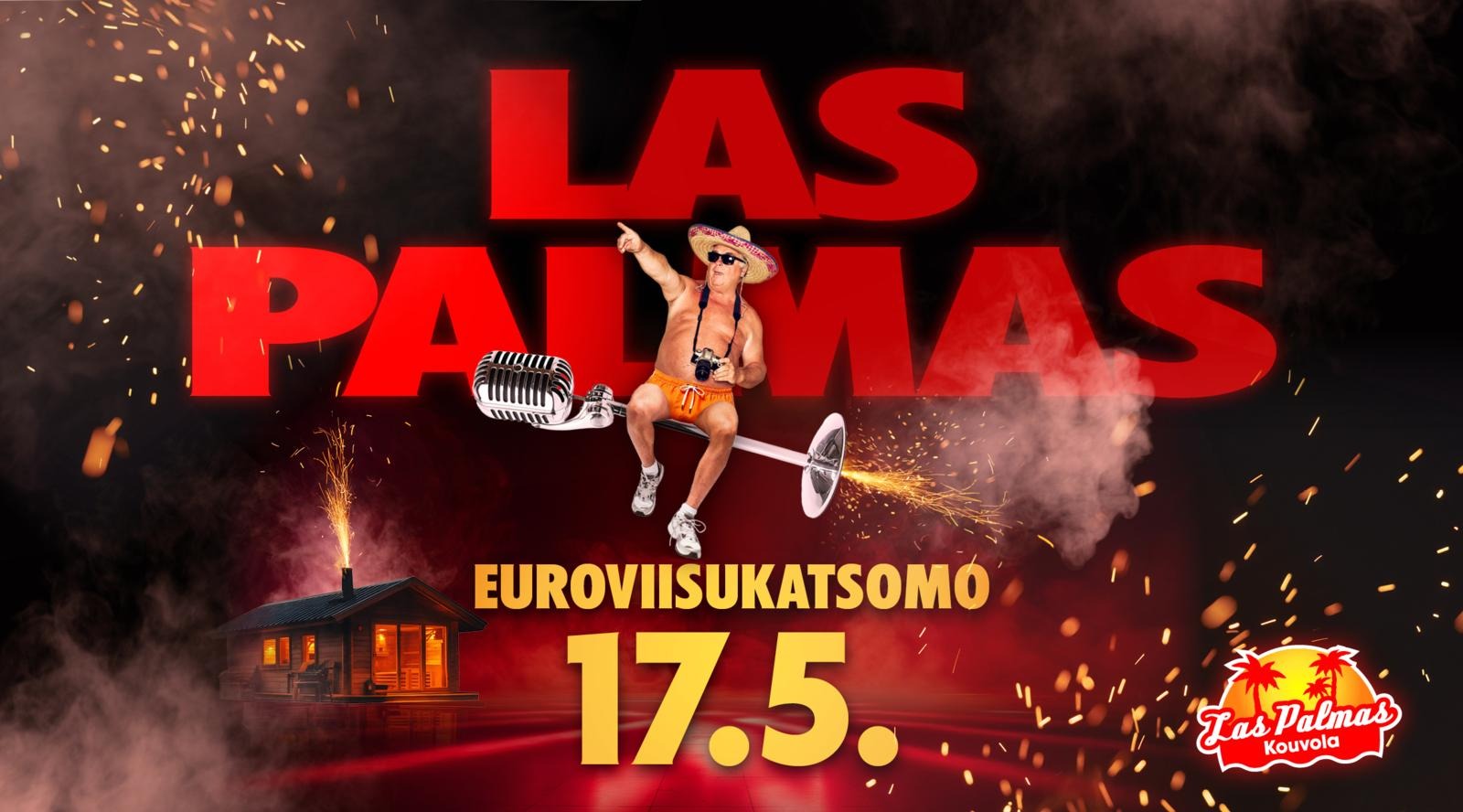 Las Palmas Kouvolan Euroviisukatsomo 17.5.