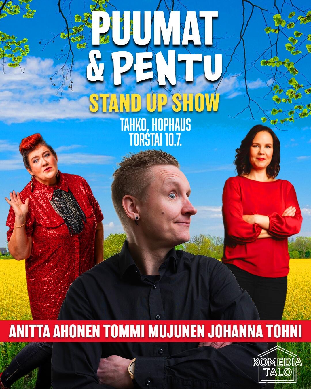 Hophaus Stand Up: Puumat & Pentu -stand up show
