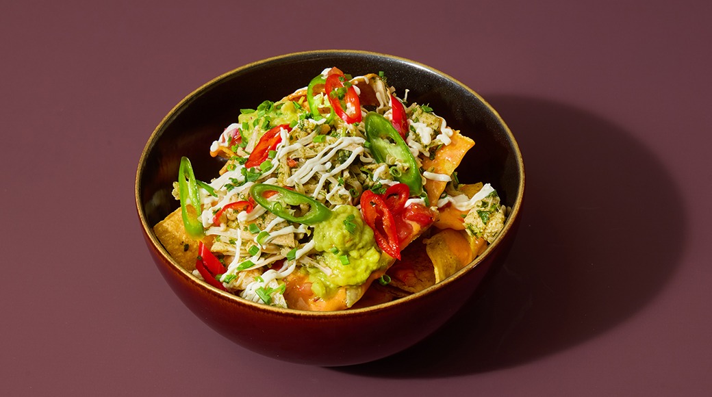 Nacho Bowl Chimichurri jack fruit