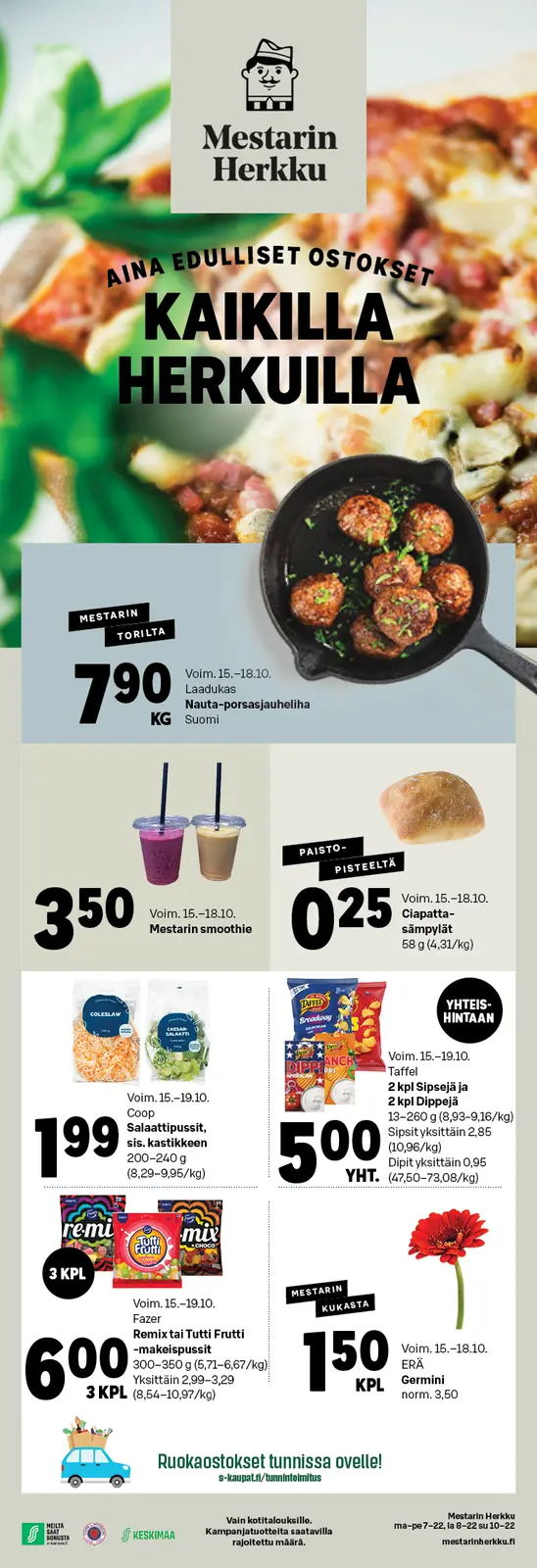 Mestarin Herkun tämän viikon edut