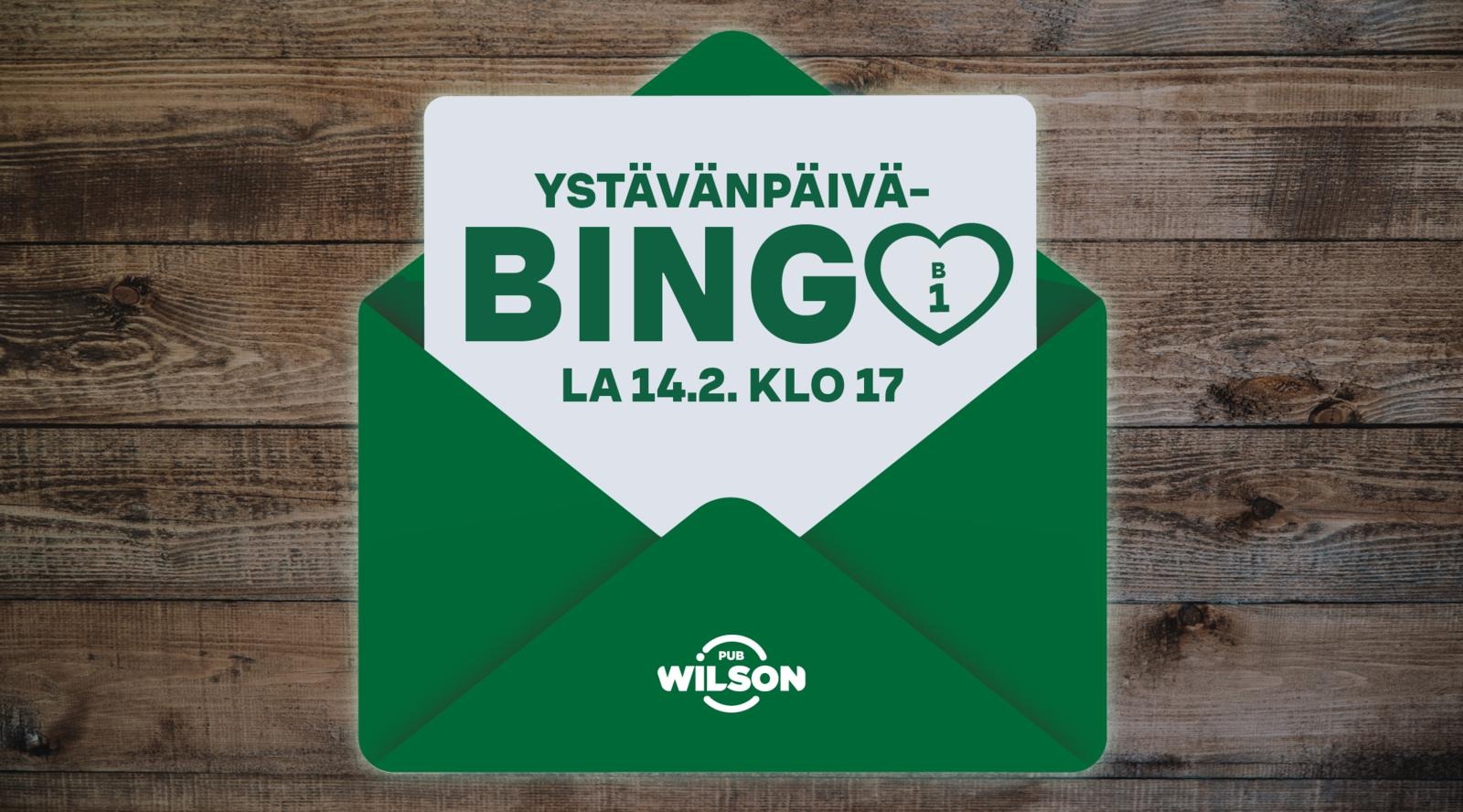 Ystävänpäiväbingo la 14.2. klo 17