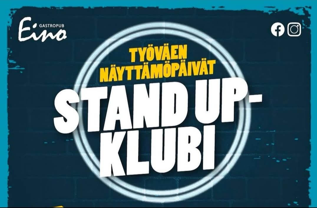 Stand Up ilta keskellä Mikkeliä, torin laidalla.