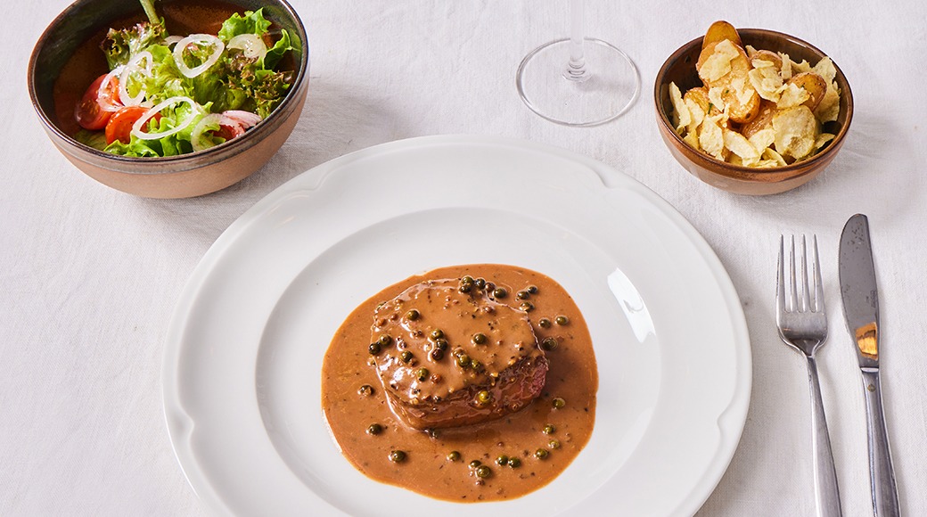 Steak au poivre