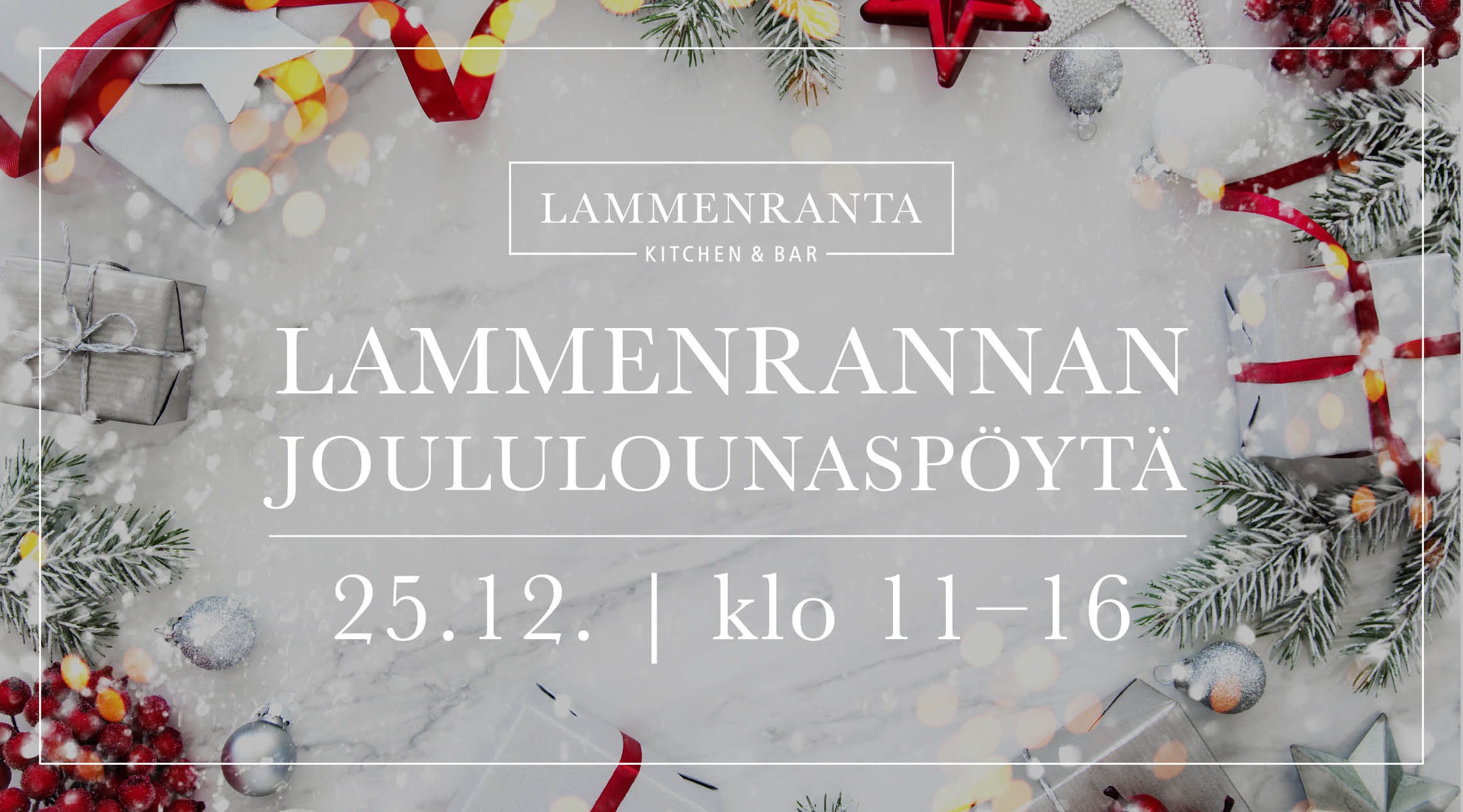 Lammenrannan joululounaspöytä 25.12.2025 klo 11–16