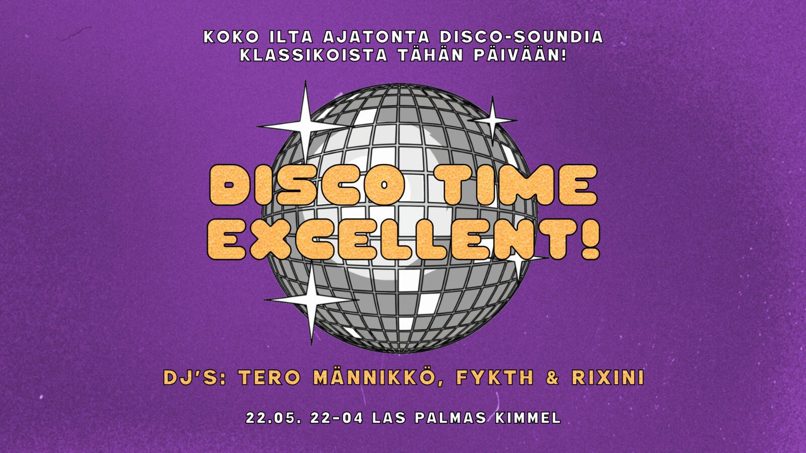 DISCO TIME EXCELLENT!