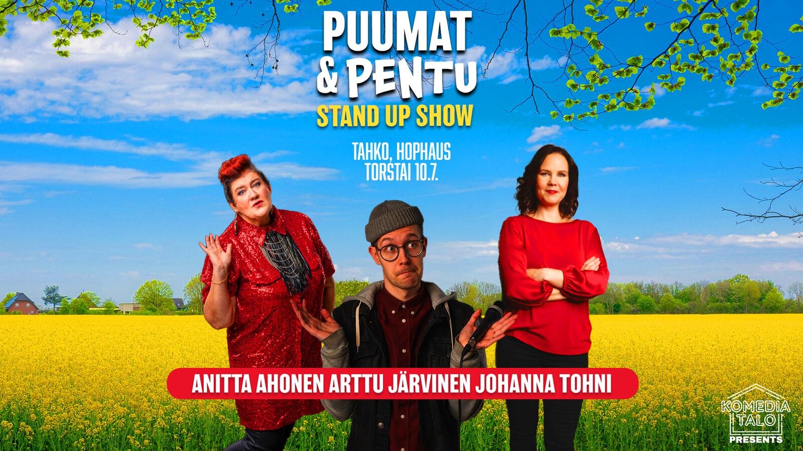 Hophaus Stand Up: Puumat & Pentu -stand up show