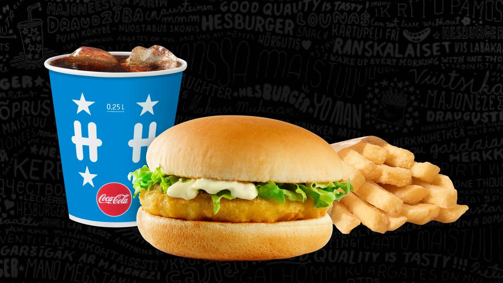 Hesburgerin minikana-ateria