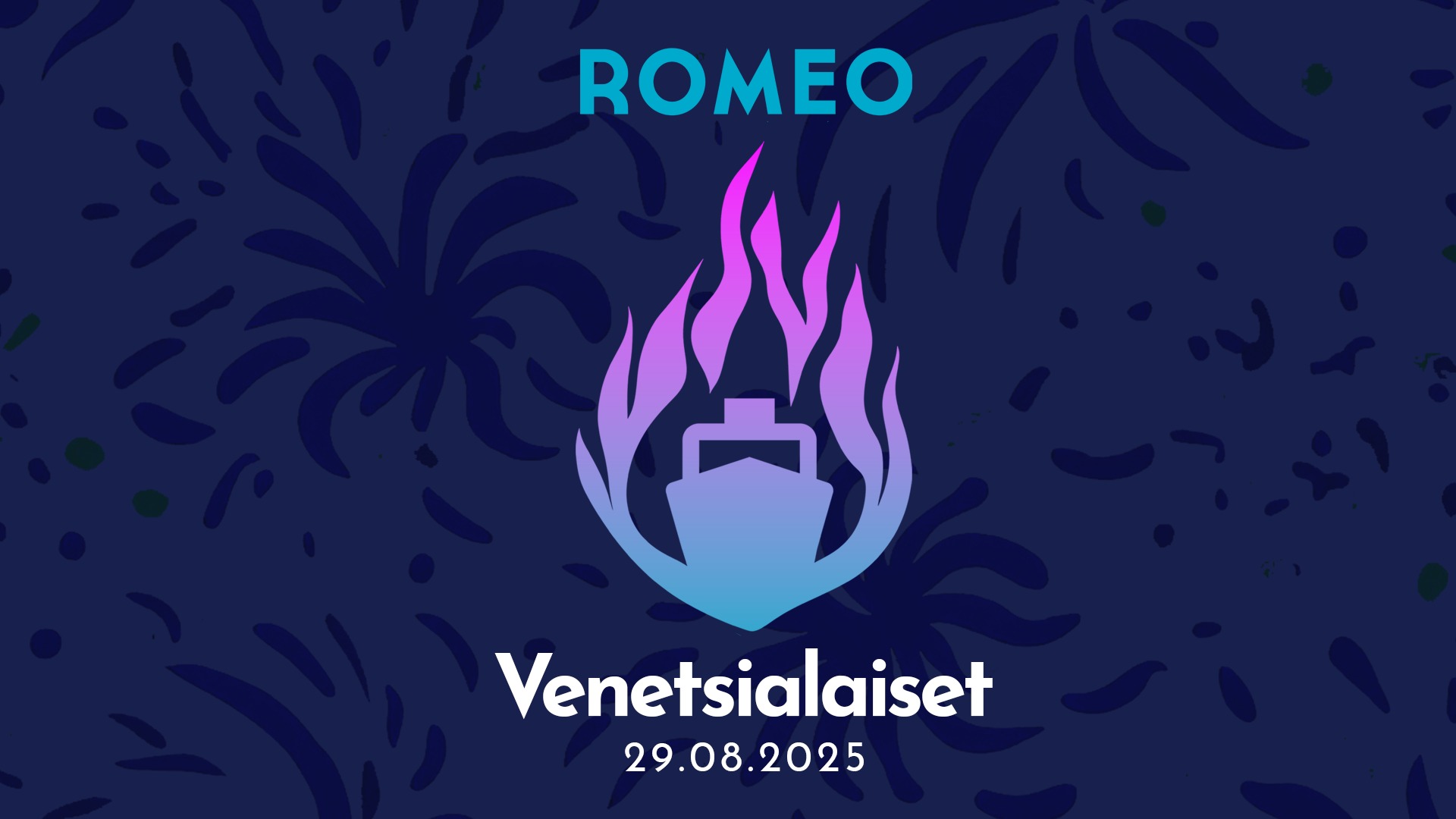 Romeon venetsialaiset perjantaina 29.8./ Juhlitaan valon juhlaa terassilla