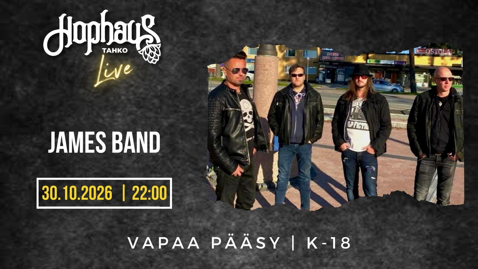 HOPHAUS LIVE: JAMES BAND