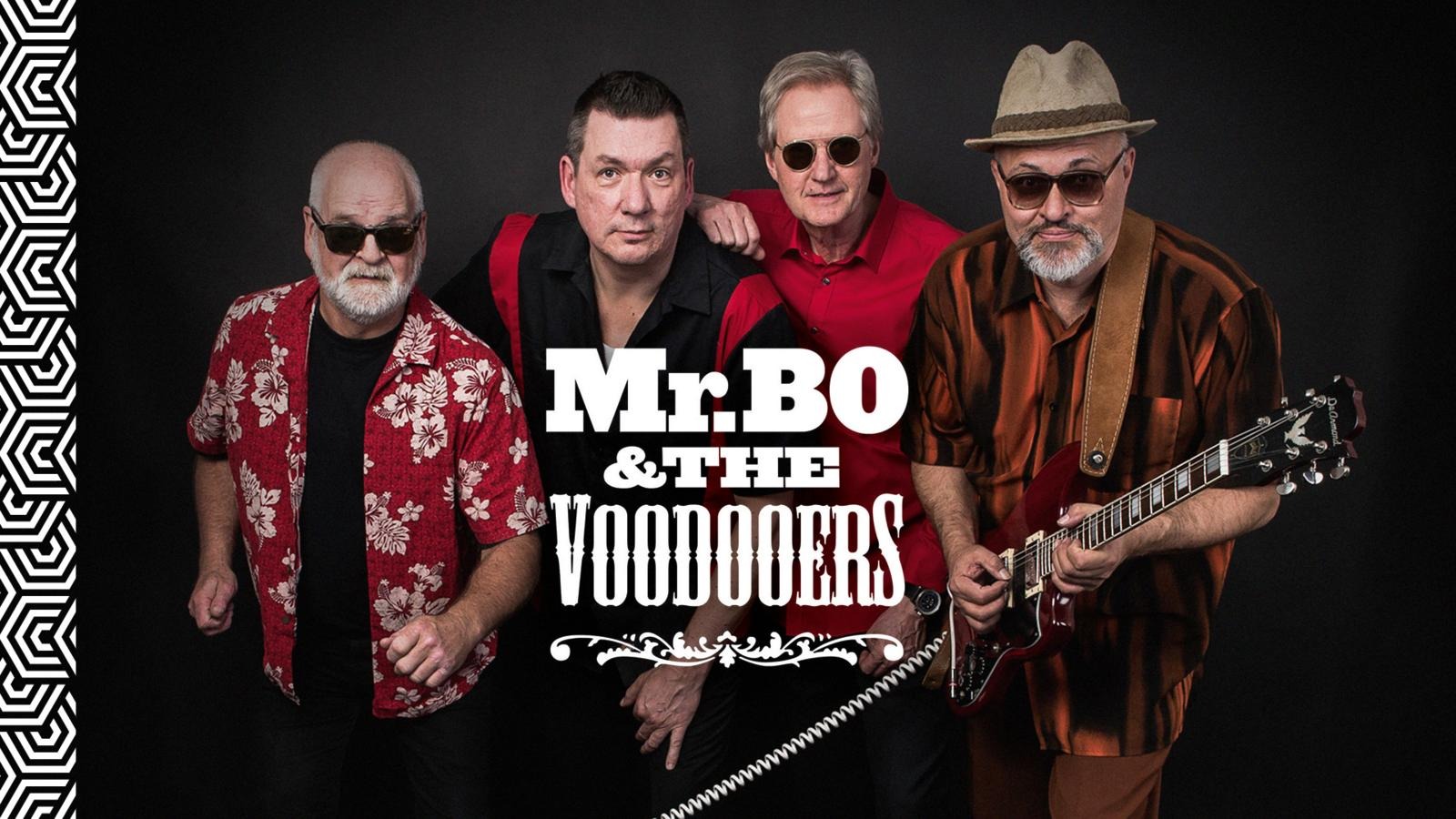 Four band members of Mr. Bo & The Voodooers