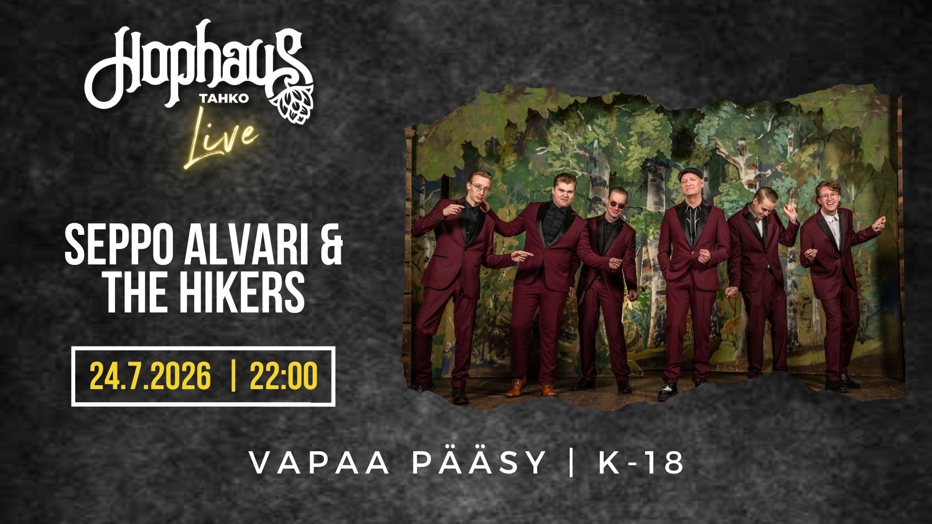 HOPHAUS LIVE: SEPPO ALVARI & THE HIKERS