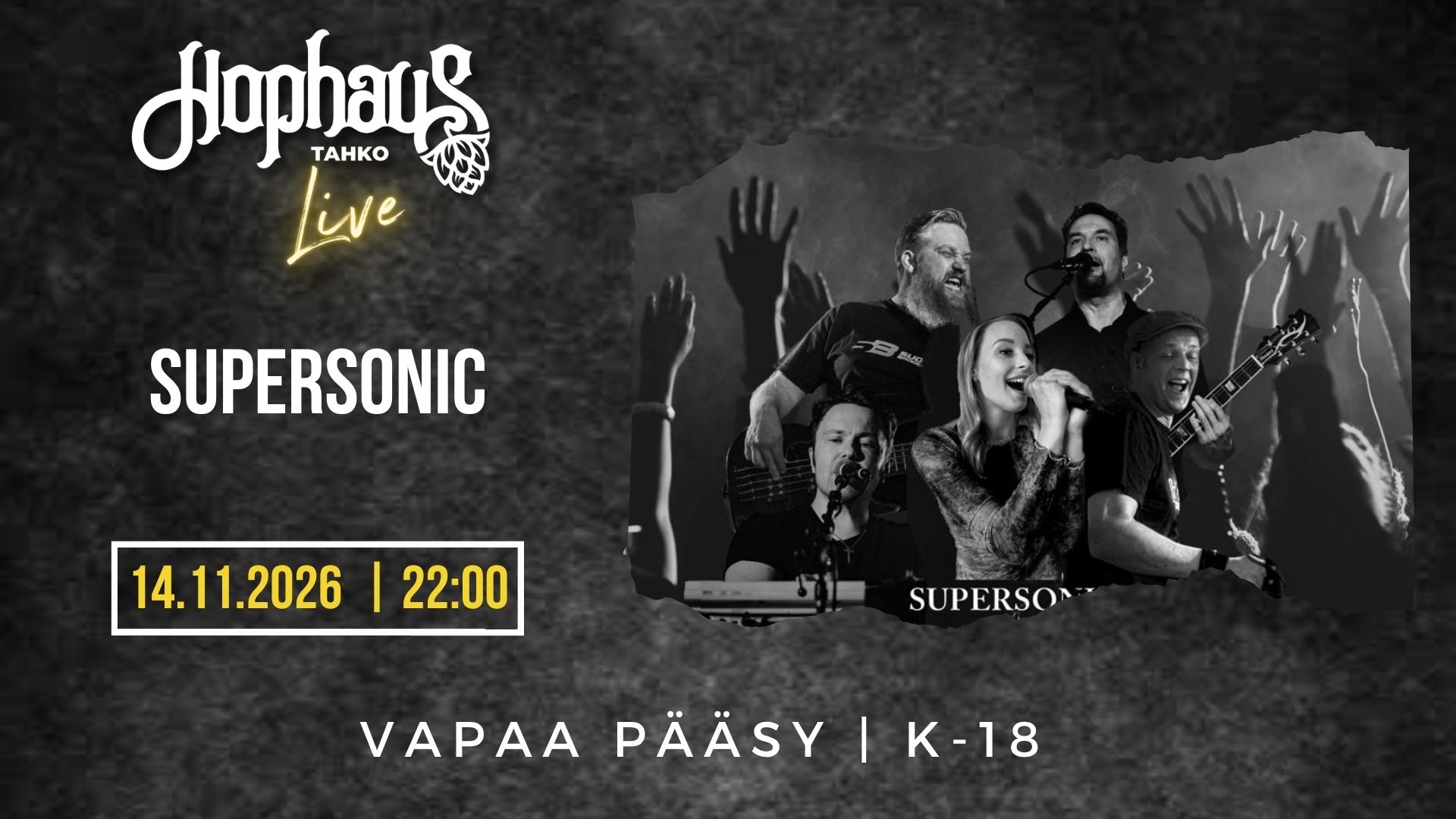 HOPHAUS LIVE: SUPERSONIC