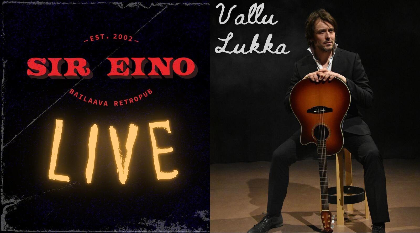 Sir Eino Live: Vallu Lukka 19:30
