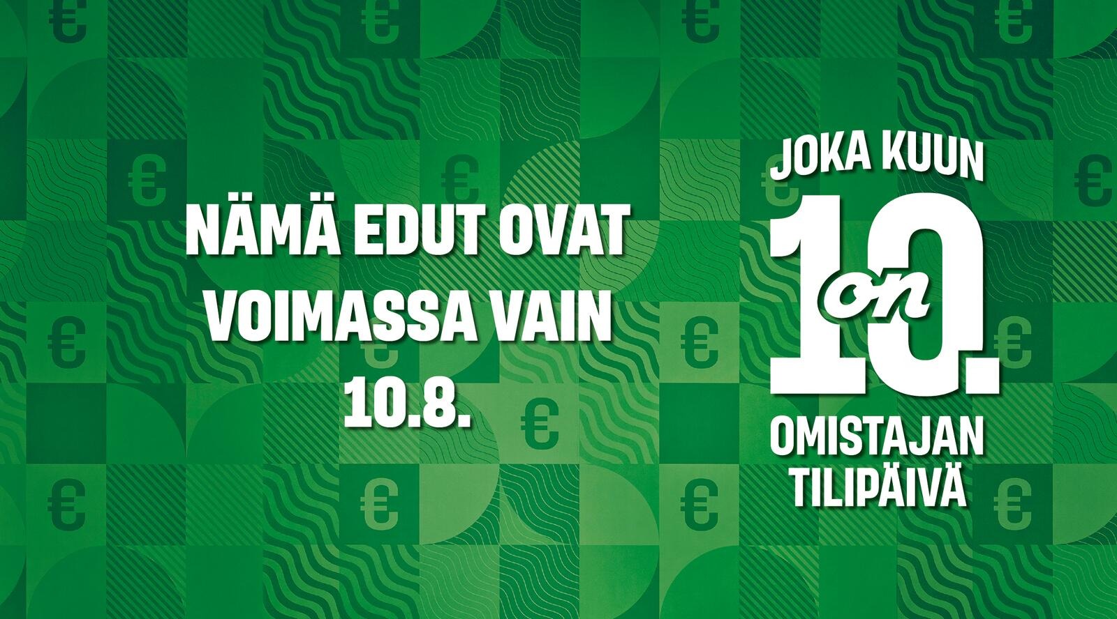 tilipäivä elokuu