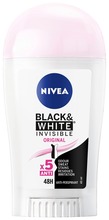 Nivea 40Ml Black & White Invisible Original Deo Stick -Antiperspirantti (42219323)