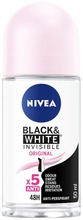 Nivea 50Ml Black & White Invisible Original Deo Roll-On -Antiperspirantti (42349495)