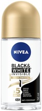 Nivea 50Ml Black & White Invisible Silky Smooth Deo Roll-On -Antiperspirantti (42355625)