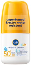 Nivea Sun Kids 50Ml Sensitive Sun Roll-On Sk50+ -Aurinkosuojavoide (42360889)