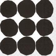 Marimekko 33Cm Kivet Mustavalkoinen 20Kpl Lautasliina (686423601811)