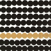 Marimekko 33Cm Räsymatto Mustakulta 20Kpl Lautasliina (686423650963)