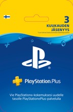 Playstation Plus 3Kk Jäsenyys (711719810940)