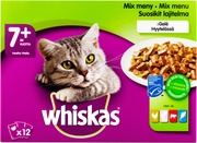 Whiskas 7+ Suosikit Lajitelma Hyytelössä 12X100g (3065890128538)
