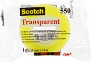 Scotch Läpinäkyvä Teippi 550 19 Mm X 33 M (3134375261418)