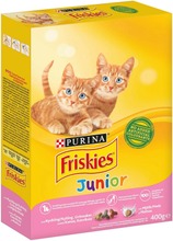 Friskies 400G Junior Cats Kanaa, Maitoa Ja Kasviksia Kissanruoka (3222270153027)