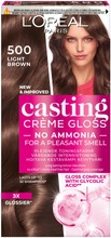 L'oréal Paris Casting Crème Gloss 500 Light Brown Vaaleanruskea Kevytväri 1Kpl (3600520986449)