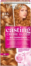 L'oréal Paris Casting Crème Gloss 834 Caramel Blonde Luonnonvaalea Kuparikulta Kevytväri 1Kpl (3600520986609)