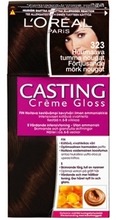 L'oréal Paris Casting Crème Gloss 323 Dark Chocolate Tummanruskea Helmiäinen Kevytväri 1Kpl