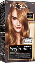 L'oréal Paris Préférence Infinia 7.3 Florida Honey Blonde Keskivaalea Kulta Kestoväri 1Kpl