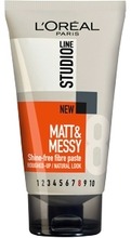 L'oréal Paris Studio Line Matt & Messy Paste Matta Ultravoimakas Muotoilutahna, 8/10 150Ml (3600522466833)