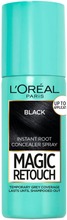 L'oréal Paris Magic Retouch Black Suihkutettava Tyvisävyte 75Ml (3600523192953)