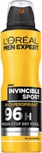 L'oréal Paris Men Expert Deo Invincible Sport Spray Antiperspirantti 150Ml