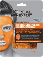 L'oréal Paris Men Expert Hydra Energetic Virkistävä Kangasnaamio 30G