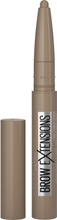Maybelline New York Brow Extensions Fiber-Packed Pomade Crayon 01 Blonde -Voidemainen Kulmakynä 0,4 G (3600531606503)
