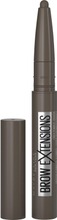 Maybelline New York Brow Extensions Fiber-Packed Pomade Crayon 07 Black Brown -Voidemainen Kulmakynä 0,4 G (3600531606541)
