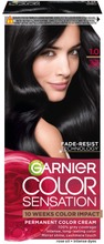 Garnier Color Sensation 1.0 Ultra Onyx Black Musta Intensiivinen Kestoväri 1Kpl (3600542018623)