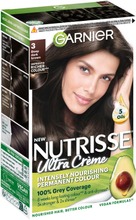 Garnier Nutrisse 3 Syvä Tummanruskea Kestoväri 1Kpl (3600542130349)