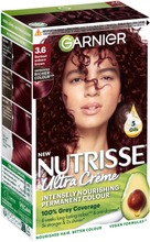 Garnier Nutrisse 3.6 Syvä Tumma Punaruskea Kestoväri 1Kpl (3600542130493)