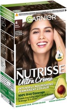 Garnier Nutrisse 4.0 Tummanruskea Kestoväri 1Kpl (3600542130592)