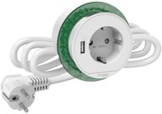 Schneider Pistorasiapaneeli Xs Schuco + Usba Valkoinen (3606489819187)