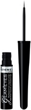 Rimmel 3,5Ml Glam'eyes Professional Liquid Eyeliner 001 Black Glamour Nestemäinen Rajausväri