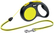 Flexi Neon Reflect Kelatalutin S/12Kg 5M Pyöröpunos, Keltainen (4000498025215)
