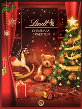 Lindt Christmas-Tradition Suklaakalenteri Nougat Maitosuklaa 253G (4000539733383)