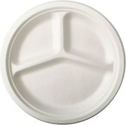 Papstar Pure Lautanen Bagasse 3-Osainen 26X2cm 12Kpl Valkoinen (4002911813249)