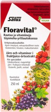 Salus Blutsaft Floravital Rautaa Ja Vitamiineja Täysmehu-Yrttiuutoksessa 250Ml
